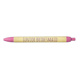 Caneta Preta Junior Bridesmaid Souvenir