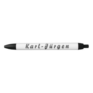 Caneta Preta Karl-Jürgen Kugelschreiber