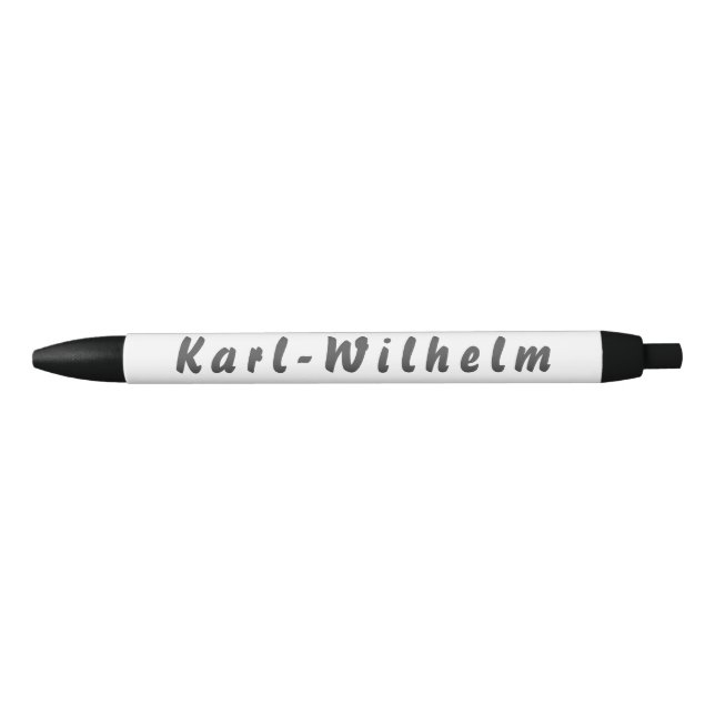 Caneta Preta Karl-Wilhelm Kugelschreiber (Frente)