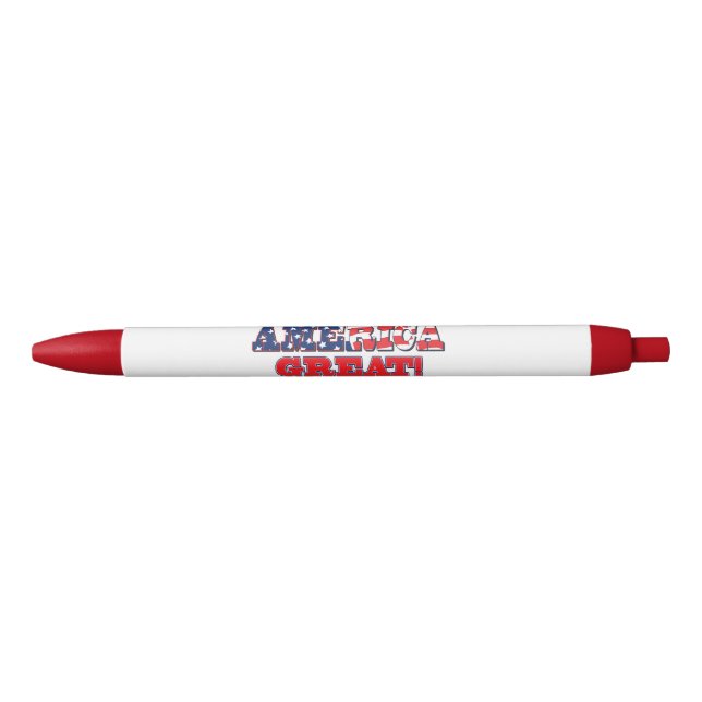 Caneta Preta Keep America Excelente Trump 2020 (Frente)