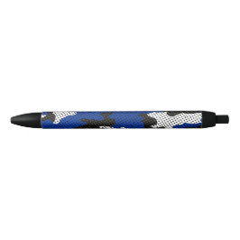 Caneta Preta Kentucky Blue White Classic Camo Pattern