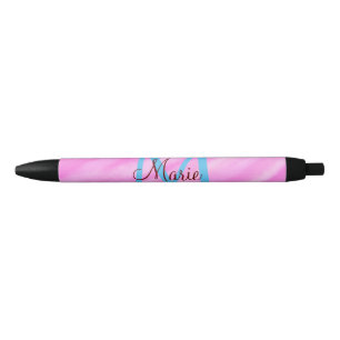 Caneta Preta Letra monograma título adicionar aquarela pastel r