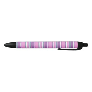 Caneta Preta Lilac stripes