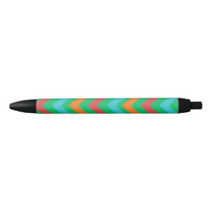 Caneta Preta linhas coloridas