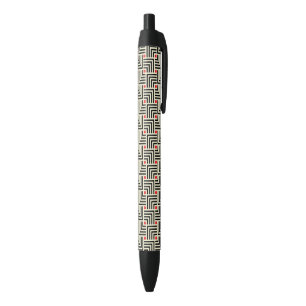 Caneta Preta Linhas geométricas teste padrão