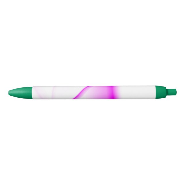 Caneta Preta Linhas Rosa Quente (Frente)