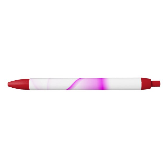 Caneta Preta Linhas Rosa Quente (Frente)