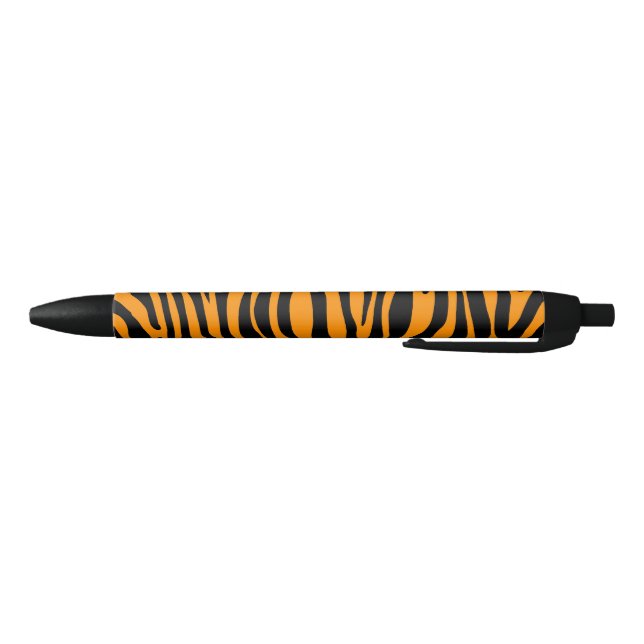 Caneta Preta Listras de Zebra Laranja de Princeton (Parte Inferior)