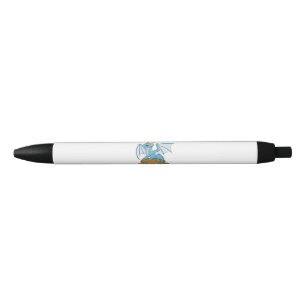 Caneta Preta Little Blue Dragon