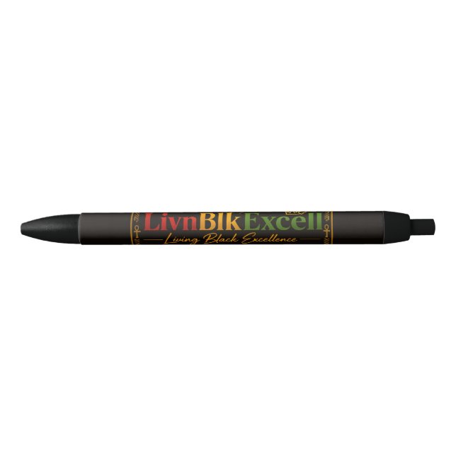 Caneta Preta LivnBlkExcell Temático (Frente)