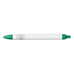 Caneta Preta Logotipo de Marca de Negócios Moderna 