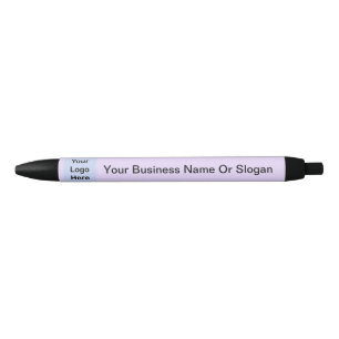 Caneta Preta Logotipo personalizado simples Lavanda para pequen