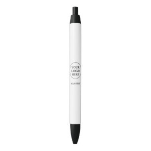 Caneta Preta Logotipo Promocional Personalizado
