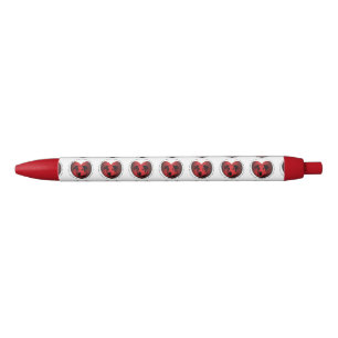 Caneta Preta Luv-A-Bull American Bulldog Pit Bull Heart