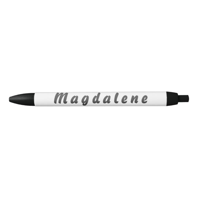 Caneta Preta Magdalene Kugelschreiber (Frente)