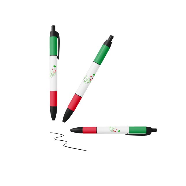 Caneta Preta Mapa da Itália (Criador carregado)