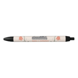 Caneta Preta Máquina de Costura Antiga Alfaiate