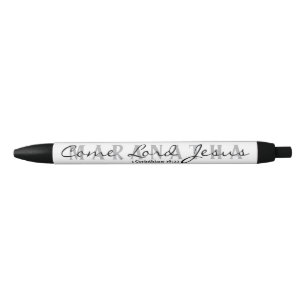 Caneta Preta Maranata - Vem Senhor Jesus