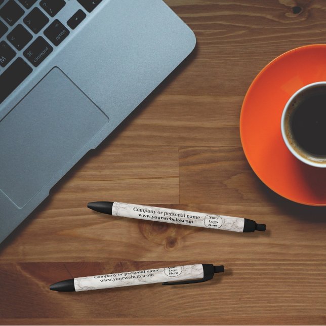 Caneta Preta Mármore bege (Criador carregado)