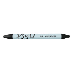 Caneta Preta Médico de PsyD Personalizado