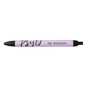 Caneta Preta Médico de PsyD Personalizado