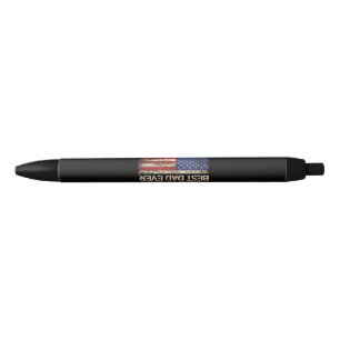 Caneta Preta Melhor Papai de Todos Presentes da Bandeira Americ