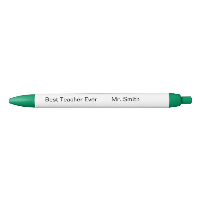 Caneta Preta Melhor Professora Do Mundo (Frente)