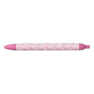 Caneta Preta Menina Bonito Floral Rosa
