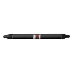 Caneta Preta Mens Vintage EUA: Melhor Bombeiro Bandeira America