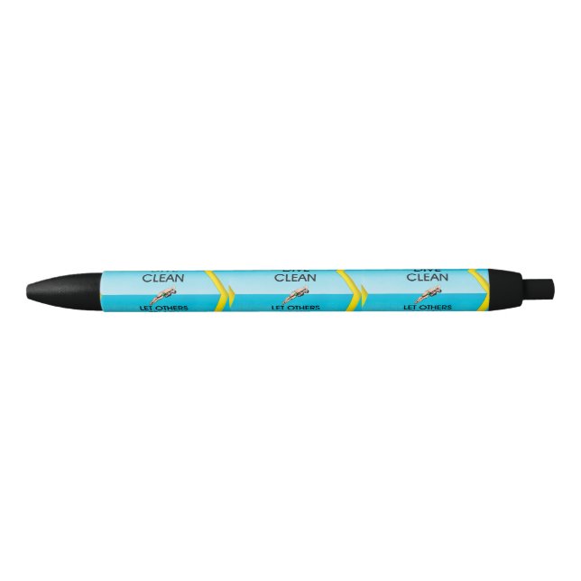 Caneta Preta Mergulho SUPERIOR limpo (Frente)