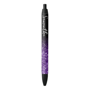 Caneta Preta Milho Real Roxo Púrpura do Luxo Personalizado