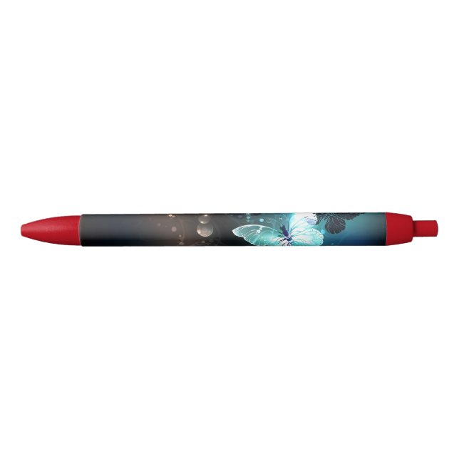 Caneta Preta Mint Night Butterflies (Frente)