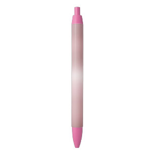 Caneta Preta Modelo Elegante Moderno Rosa Dourado Tendência