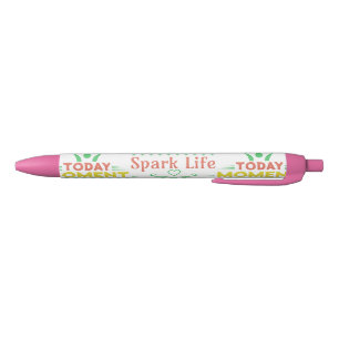 Caneta Preta Momento Atual, Saco de Tote Life Spark