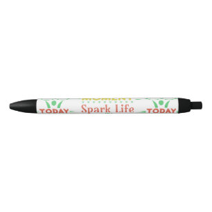 Caneta Preta Momento Atual, Saco de Tote Life Spark