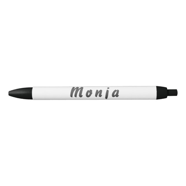 Caneta Preta Monja Kugelschreiber (Frente)