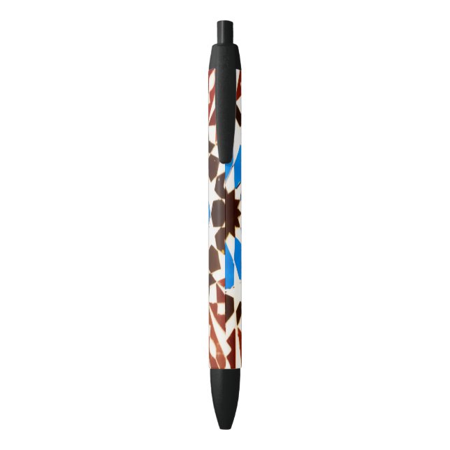 Caneta Preta Moroccan Zellige Harmony (Traseira (Vertical))