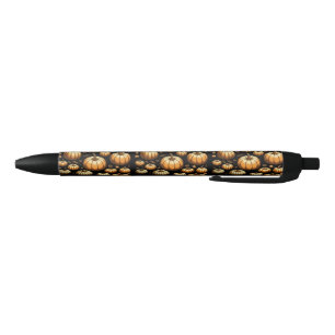 Caneta Preta Muitos Abóboras