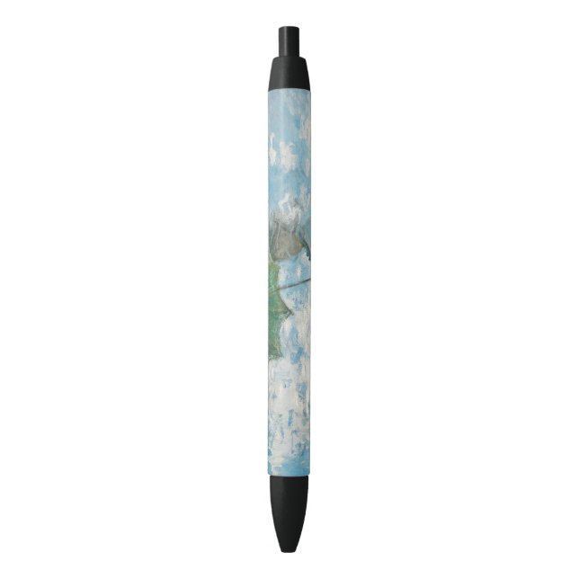 Caneta Preta Mulher com Parasol Claude Monet (Frente Vertical)