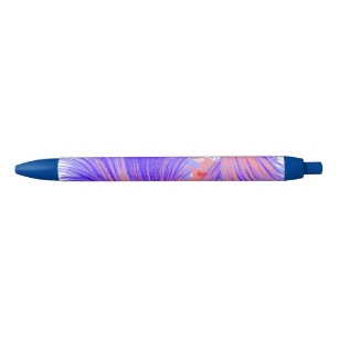 Caneta Preta Na moda Blue Abstrato
