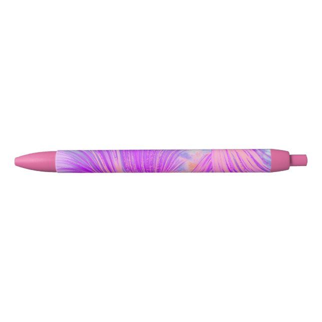 Caneta Preta Na moda Pink Abstrato (Frente)