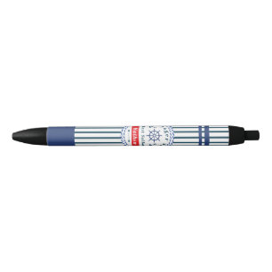 Caneta Preta Náutica Voyager Best Sailer White