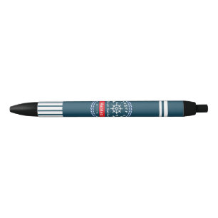 Caneta Preta Náutica Voyager Melhor Marinheiro Azul Escuro