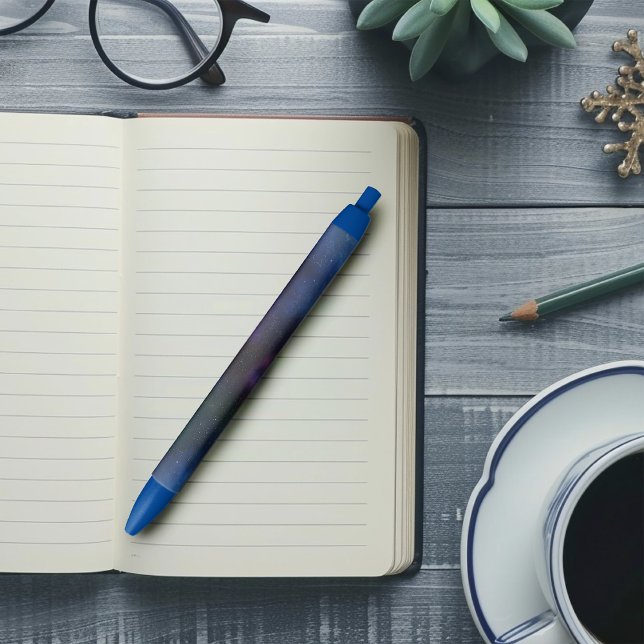 Caneta Preta Nebulosa Cósmica Galáxica (Criador carregado)