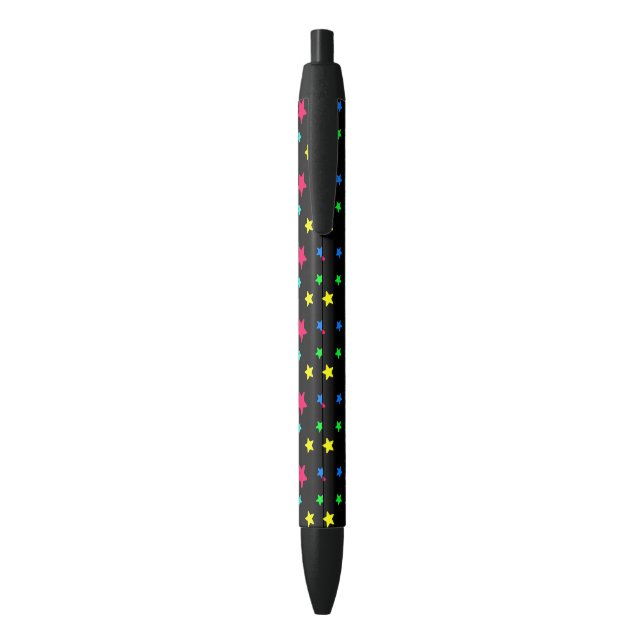 Caneta Preta Nebulosas (Traseira (Vertical))