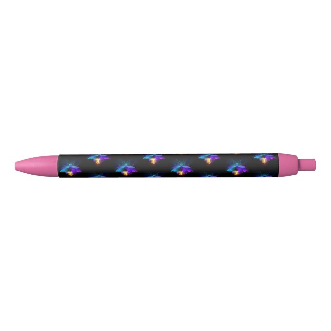 Caneta Preta Neon Firefly a preto (Frente)