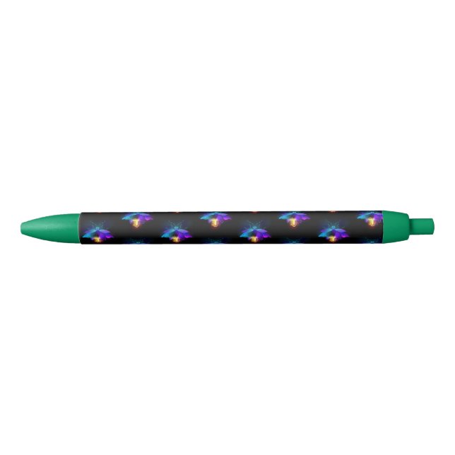 Caneta Preta Neon Firefly a preto (Frente)