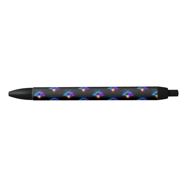Caneta Preta Neon Firefly a preto (Frente)