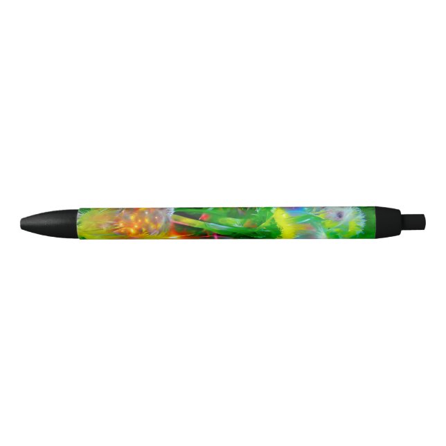 Caneta Preta Neon Glow Dandelions no Dream Garden (Frente)