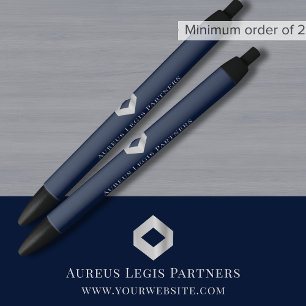 Caneta Preta Nome comercial Promocional de logotipo personaliza